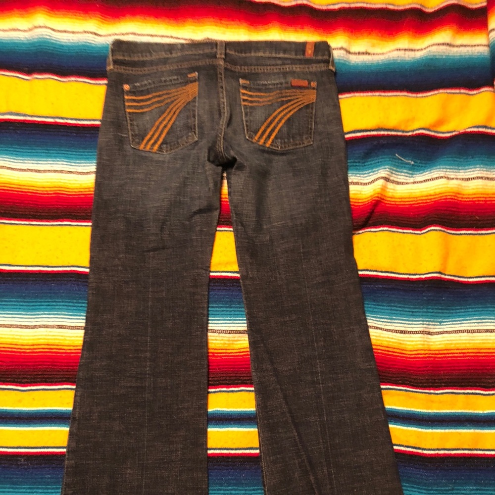 7FAMK size 30 dark wash Dojo